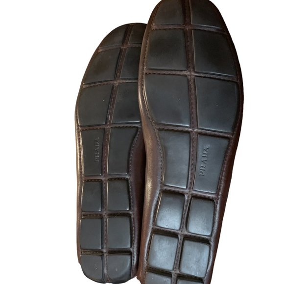 Prada Leather Driving Loafers - Picture 8 of 11